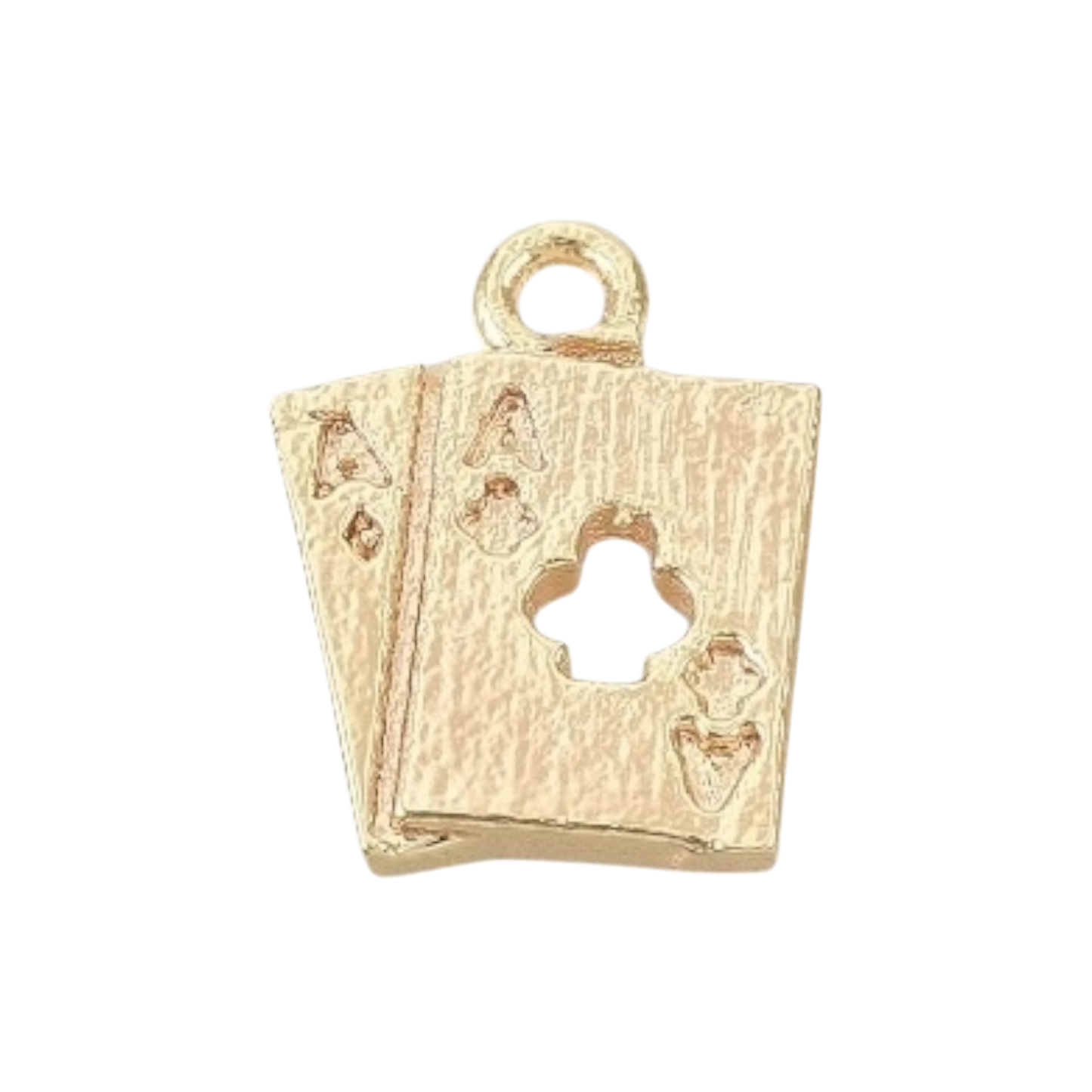 gold ace charm