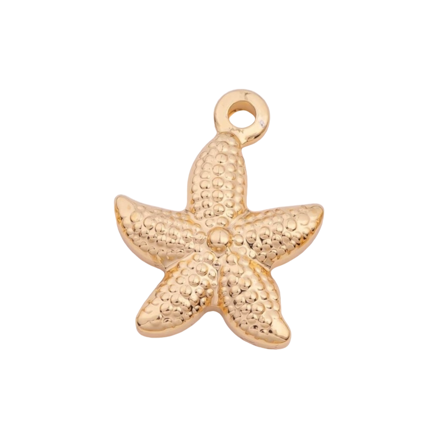 gold starfish charm (2)