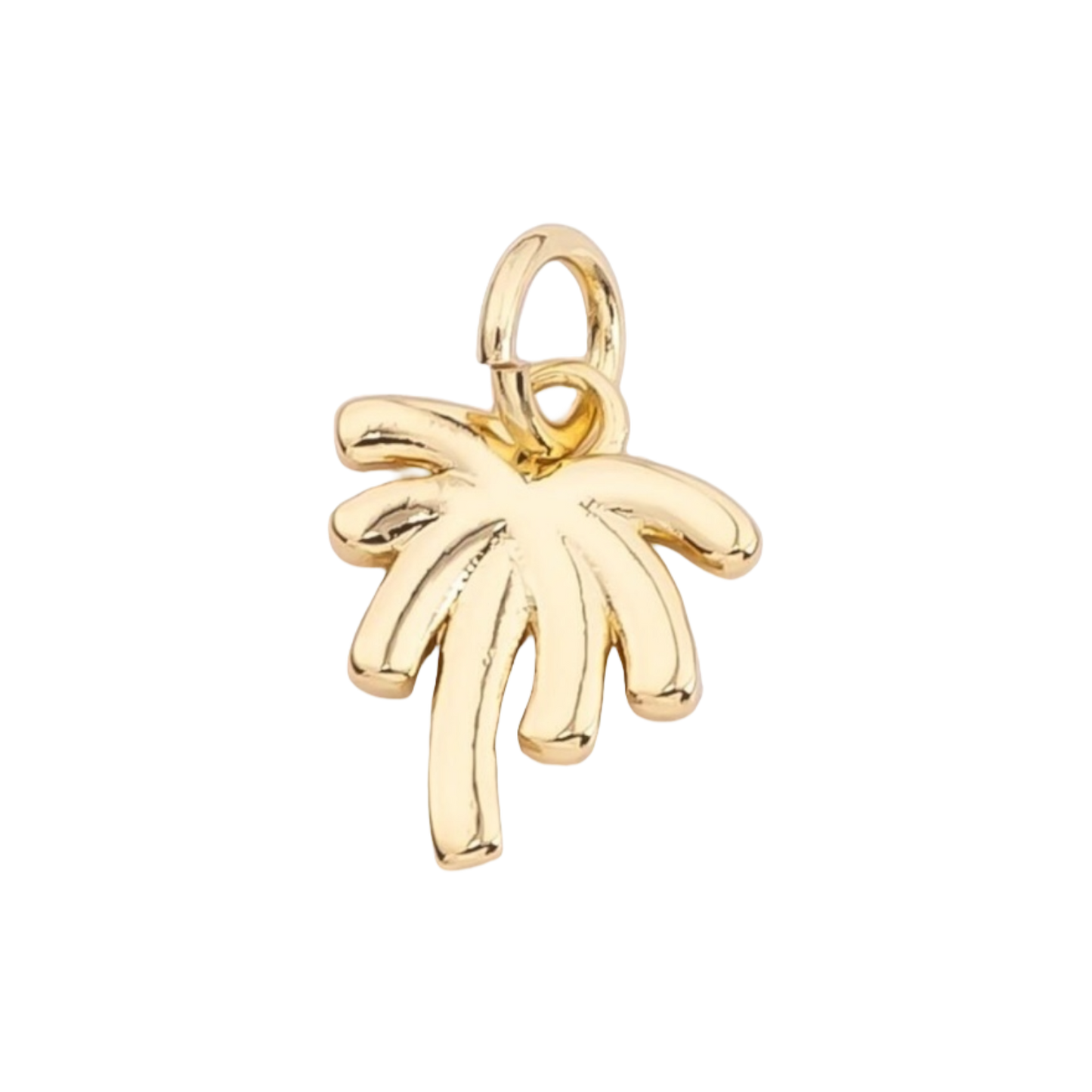 gold palm tree charm