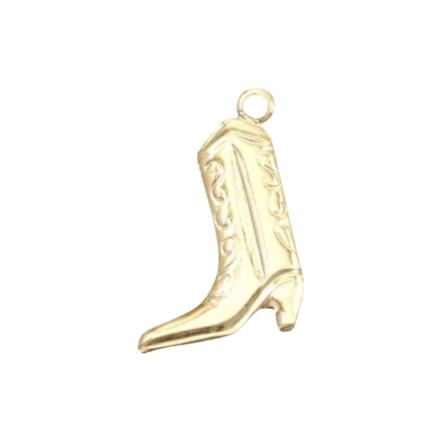 *14k gold filled* cowboy boot charm