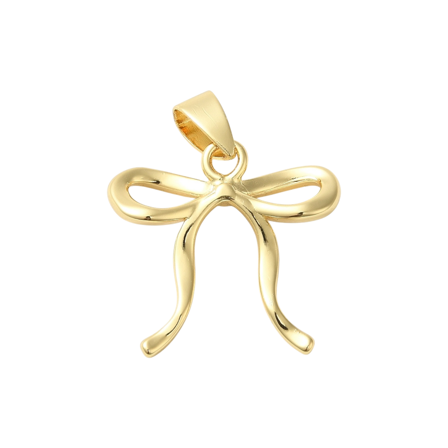 bow charm (gold) (8)