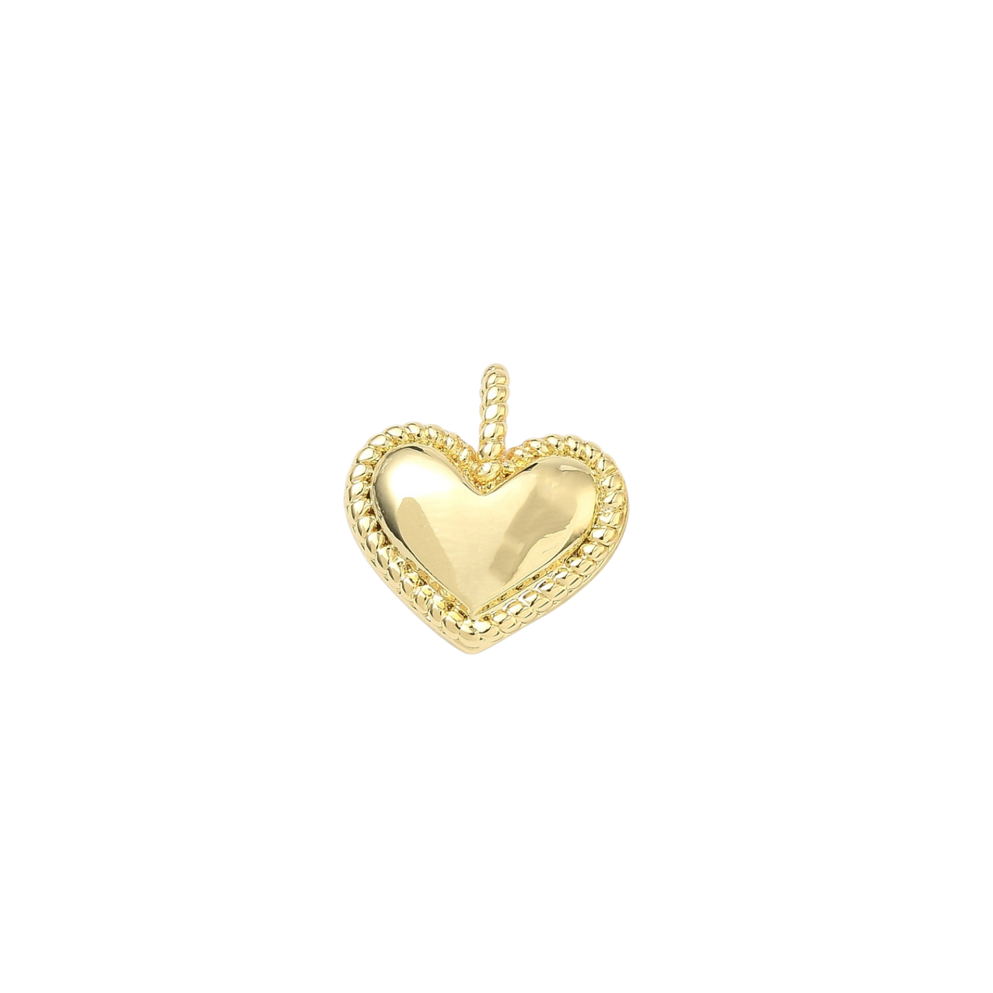 rope heart gold