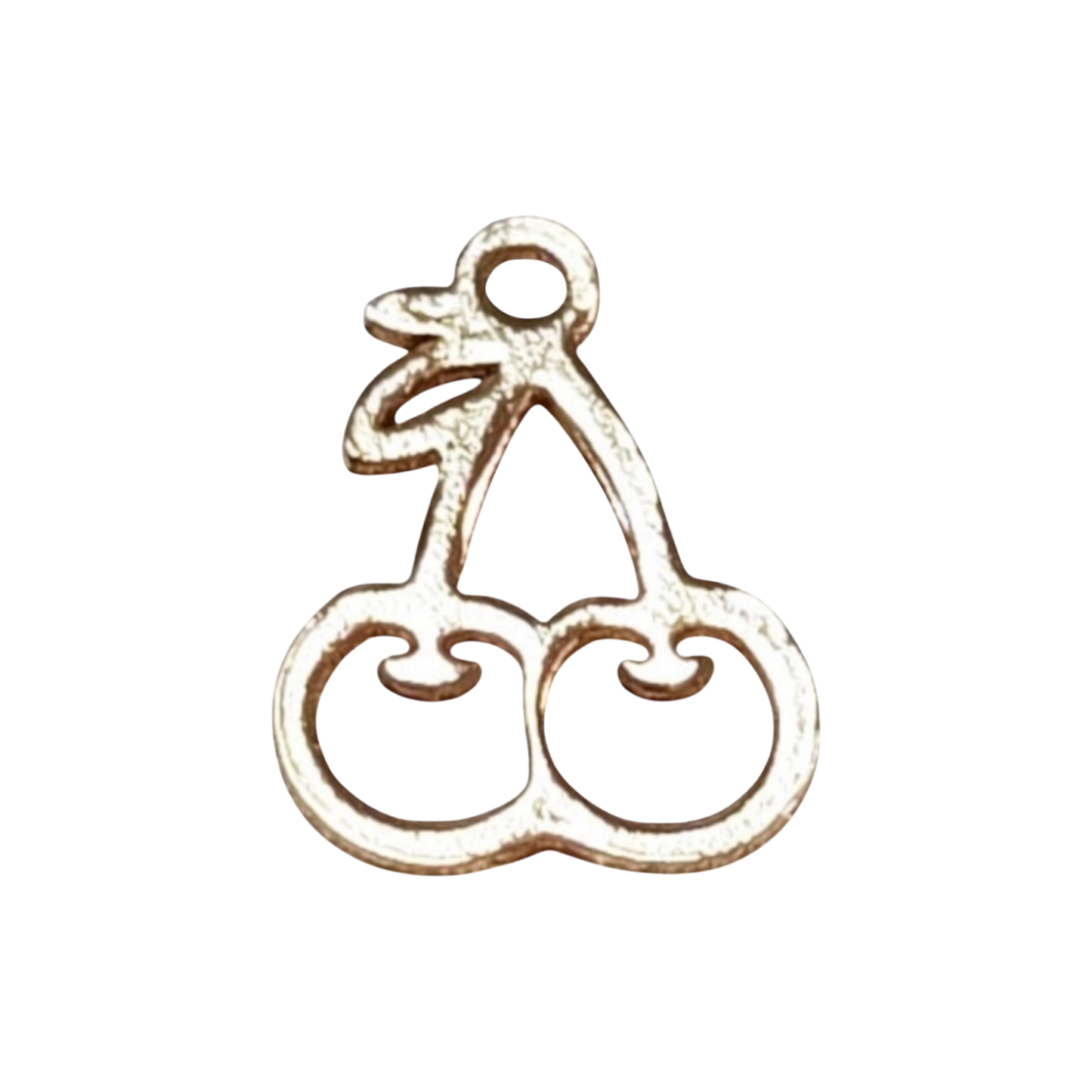 *14k gold filled* cherry charm
