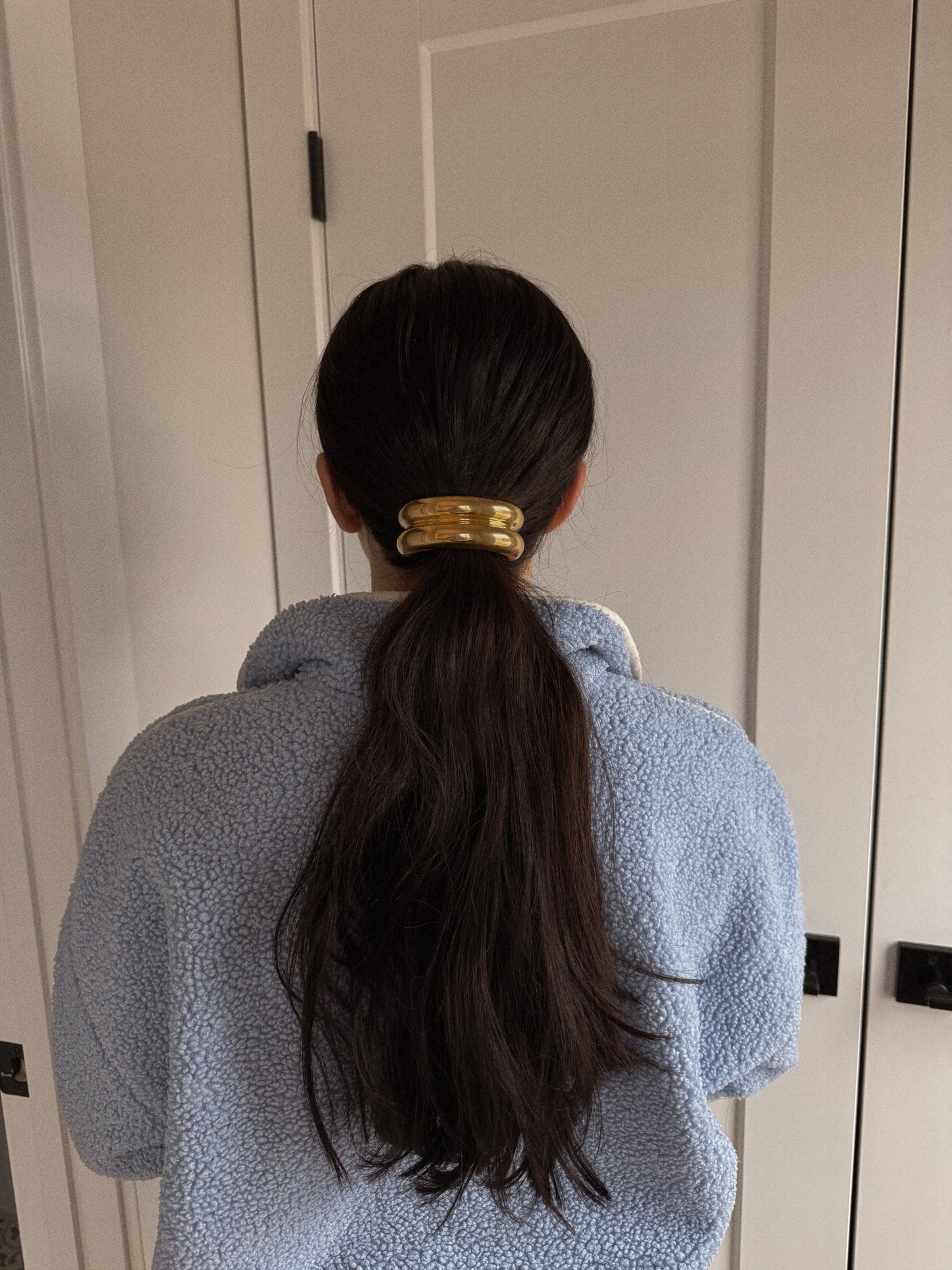 ibizia gold hair tie cuff