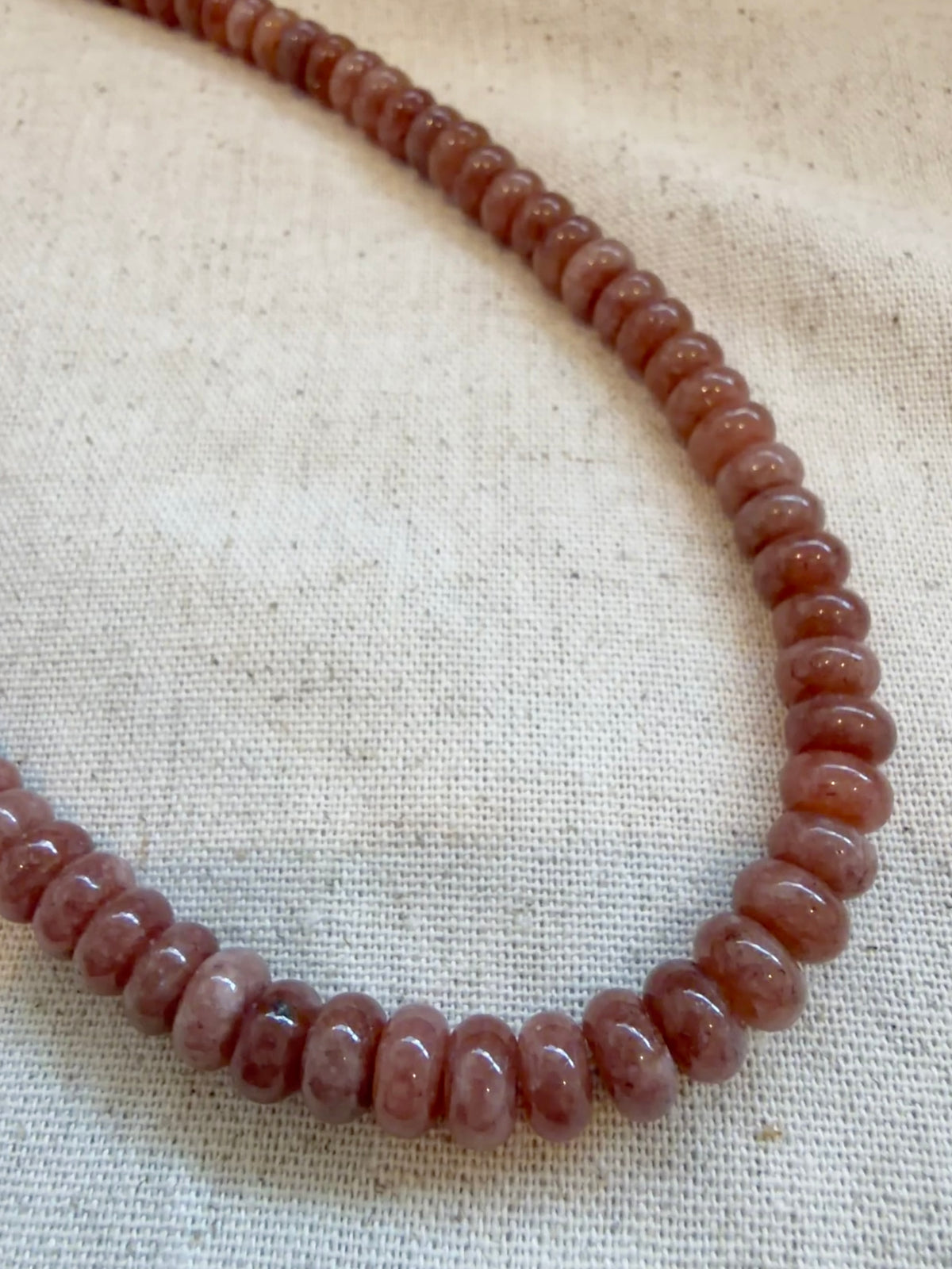 Rootbeer Chunky Beaded Necklace