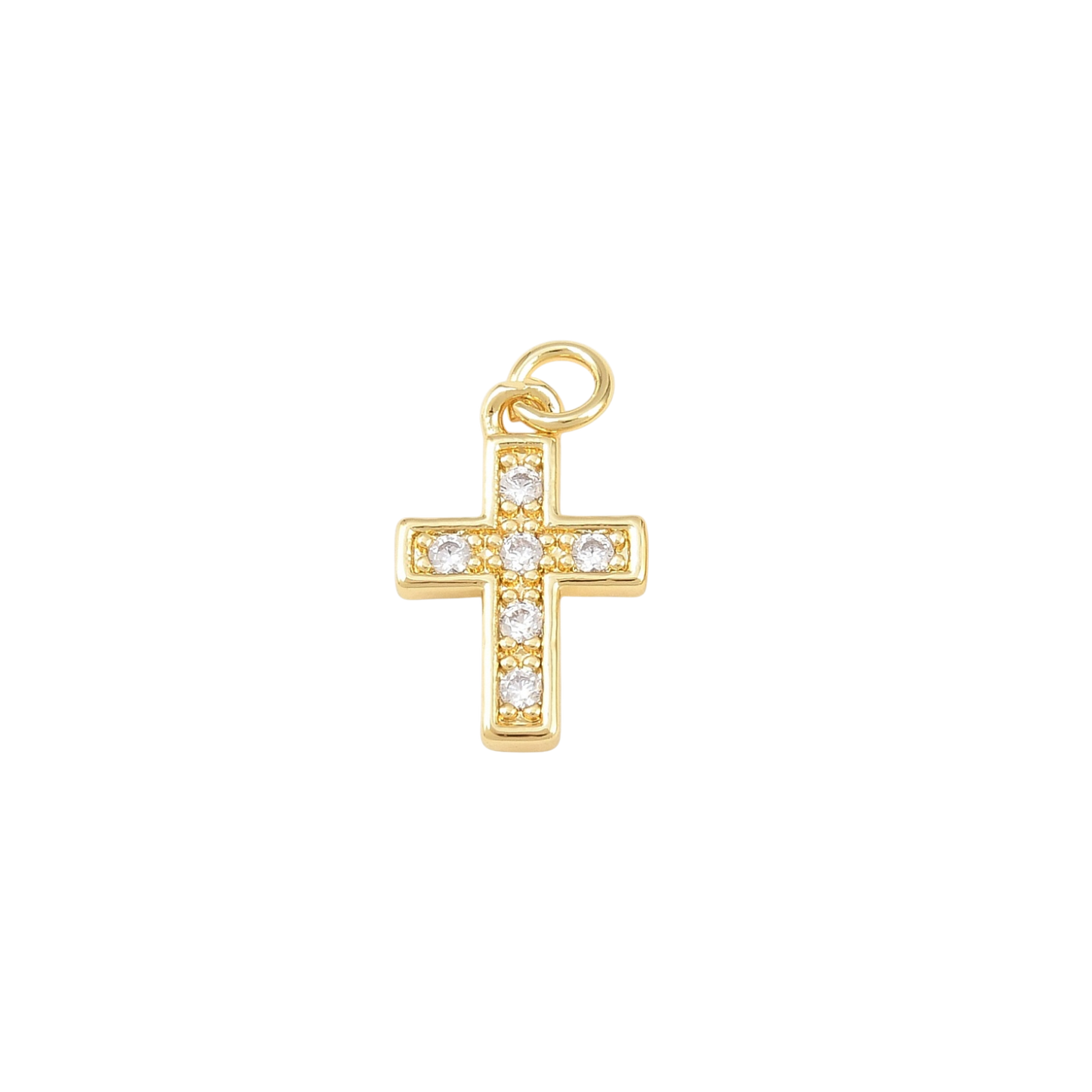 cross charm diamond
