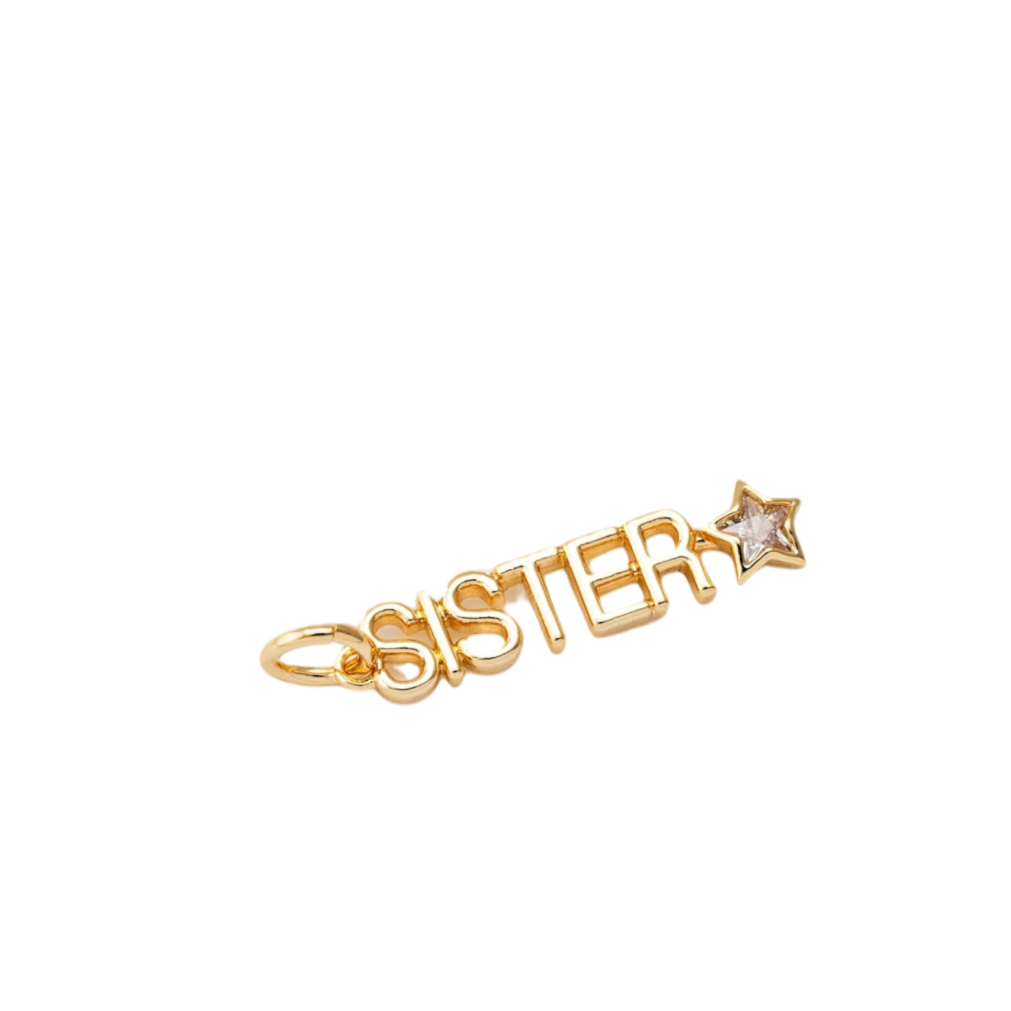 sister charm in gold