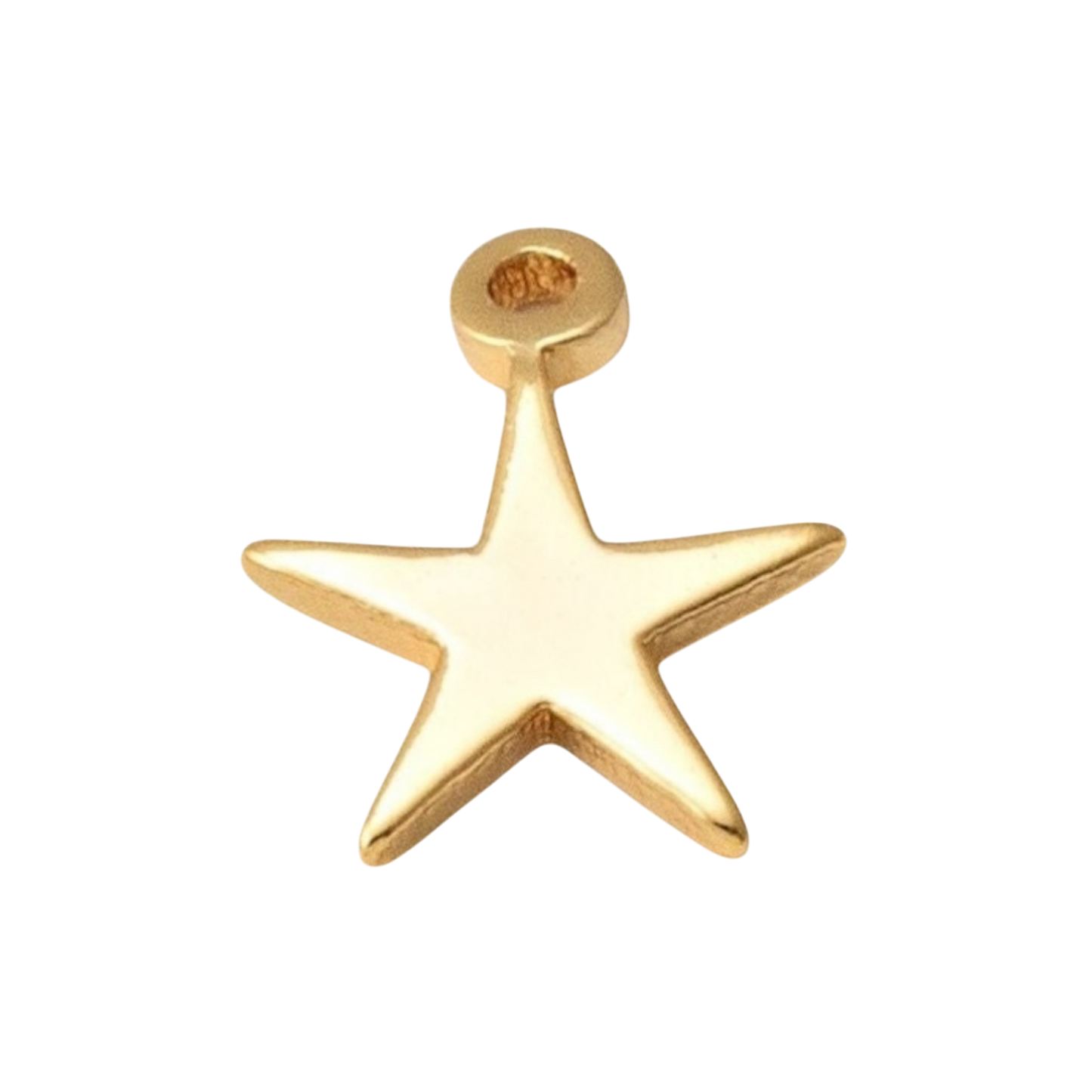 gold star charm (mini)