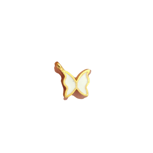 gold mini butterfly charm
