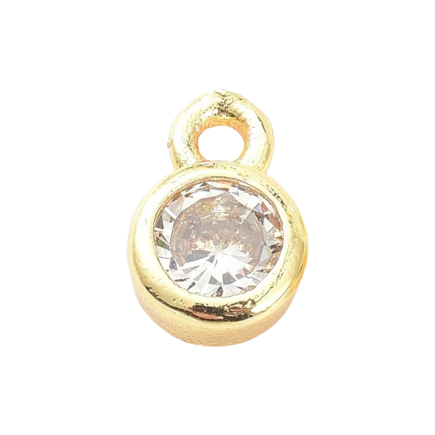 gold bezel charm