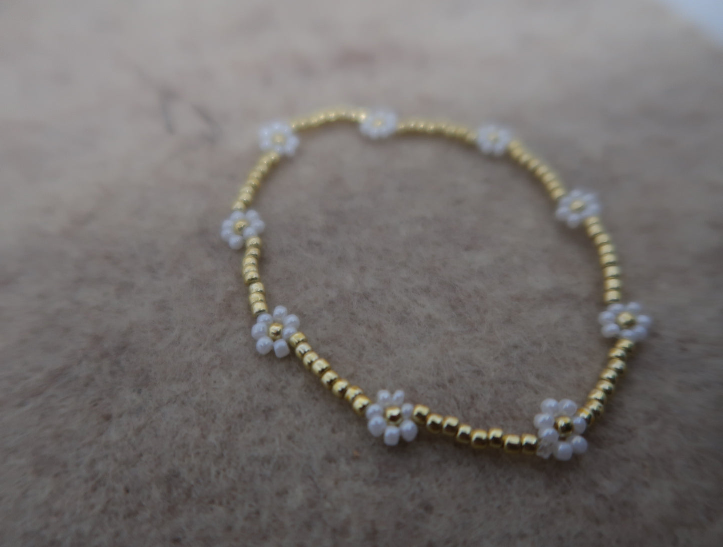 the mini golden daisy bracelet