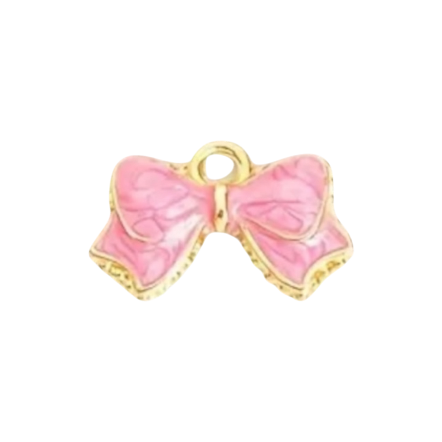 pink bow charm