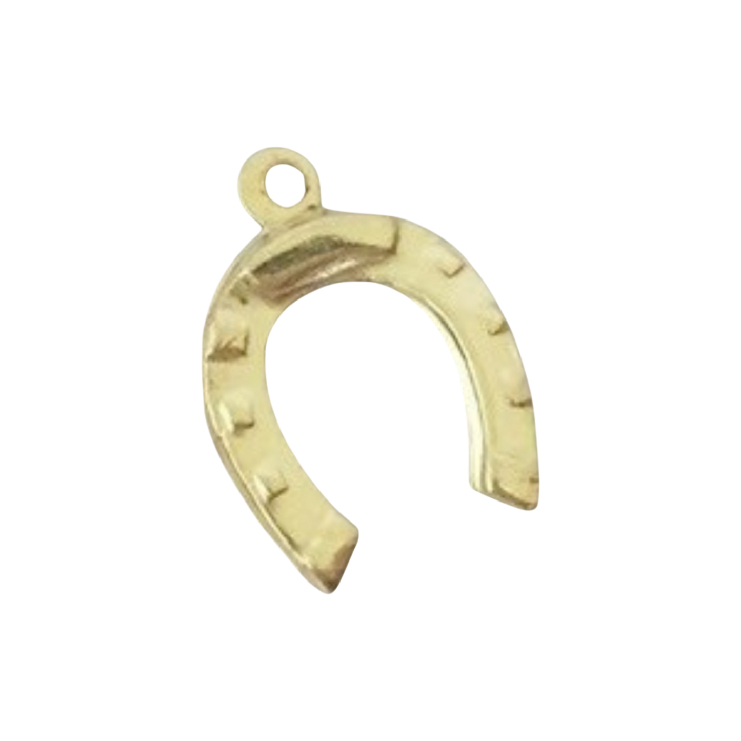 *14k gold filled* horseshoe charm
