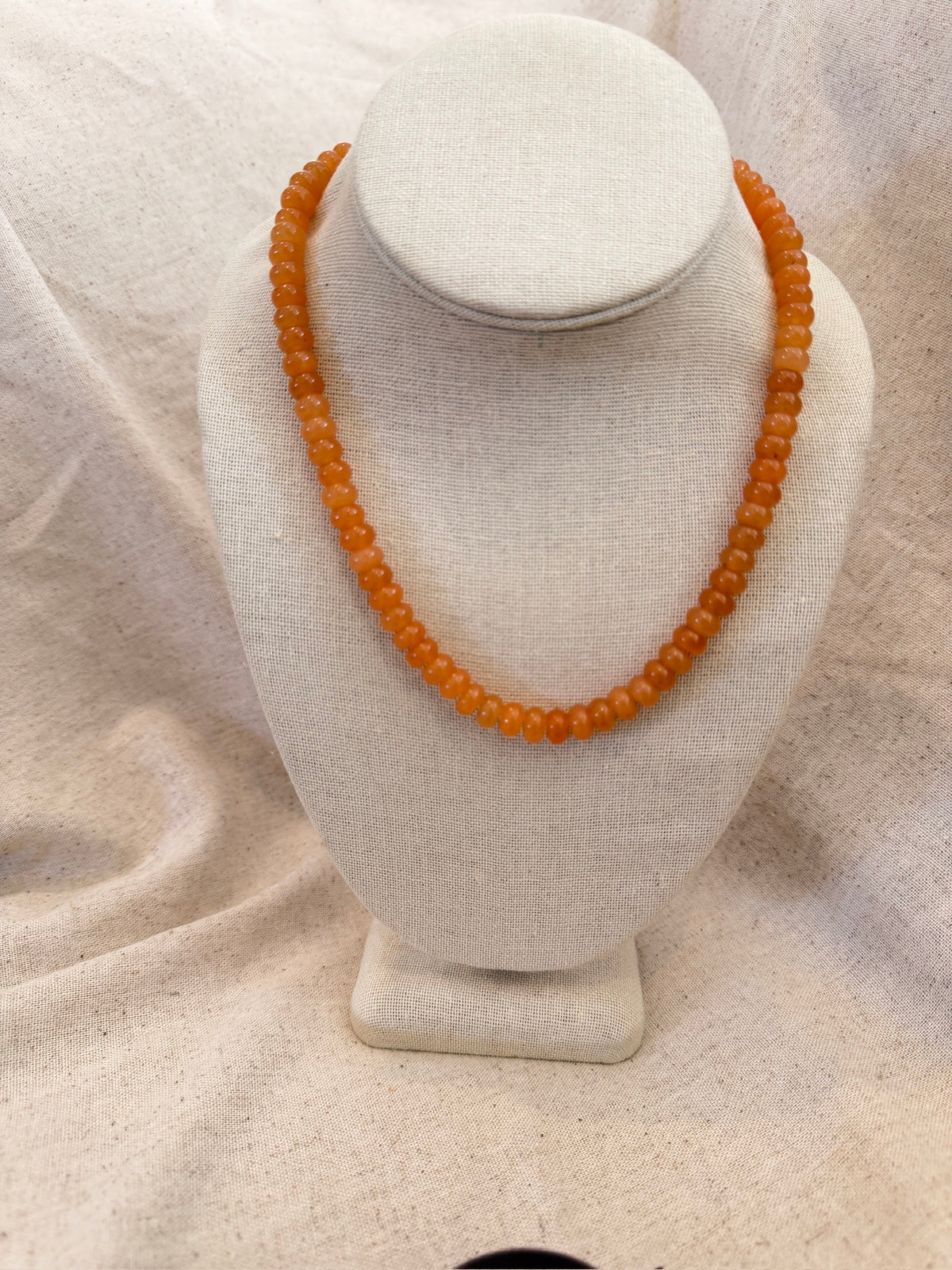 Pumpkin Spice Chunky Beaded Necklace