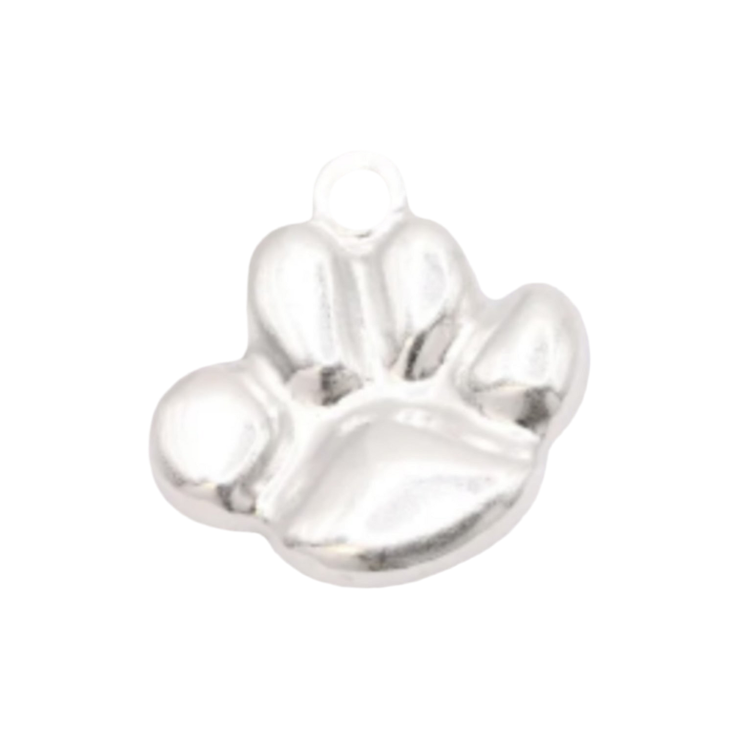 silver paw charm