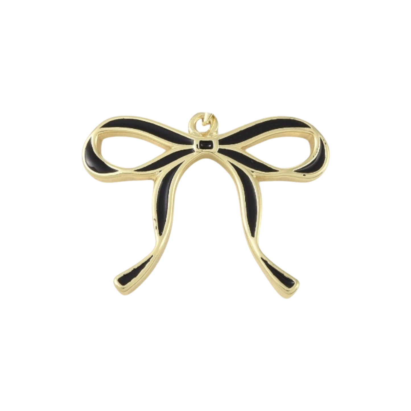 black bow charm