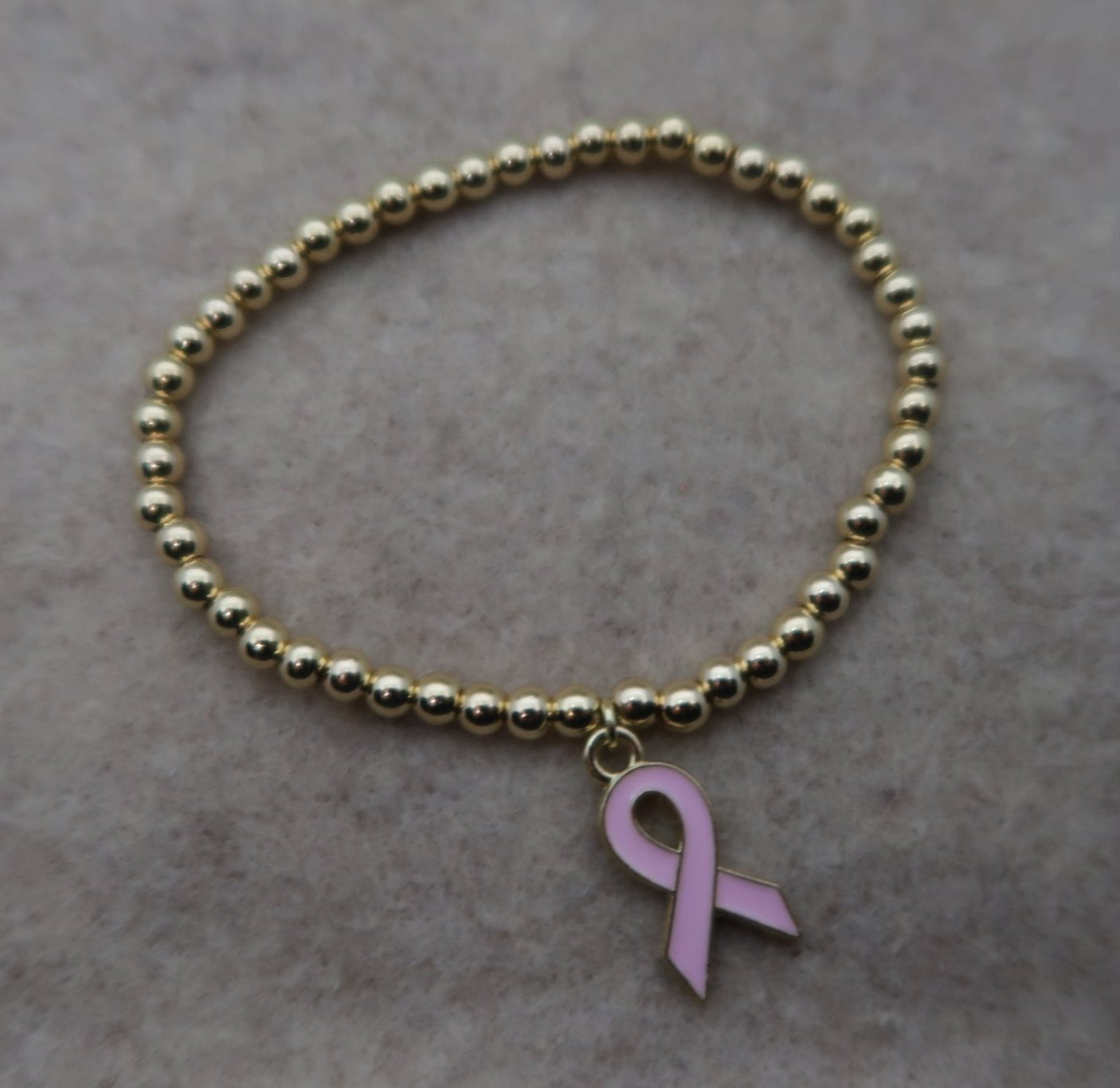 pink warrior bracelet in gold *14k gold filled*