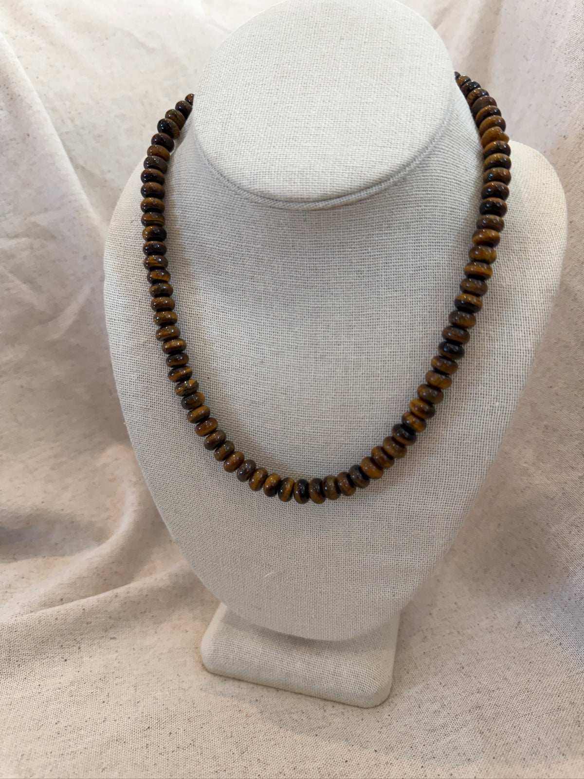 Tigers Eye Chunky Beaded Necklace