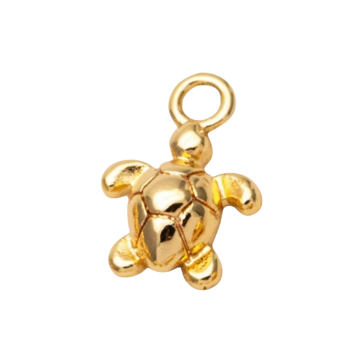 gold turtle charm
