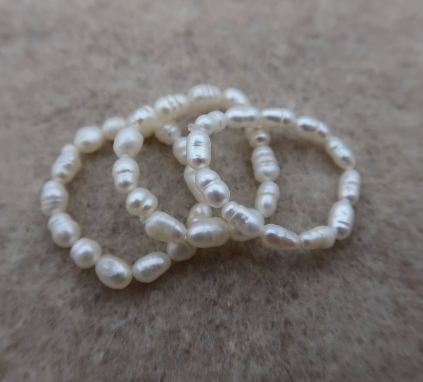 dainty pearl ring