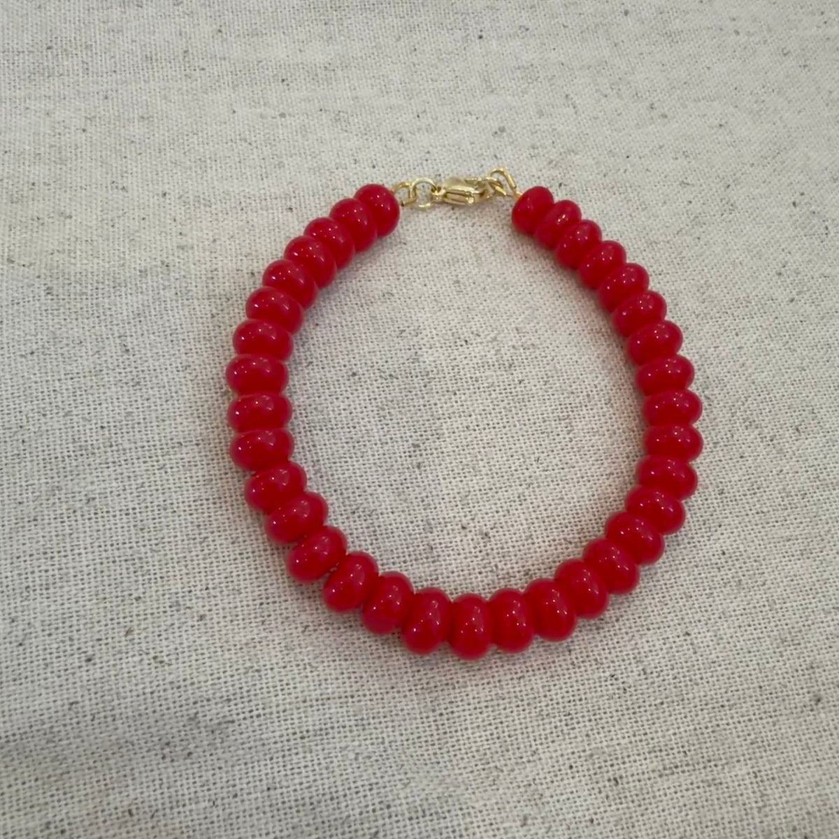 Cinnamon Chunky Beaded Bracelet
