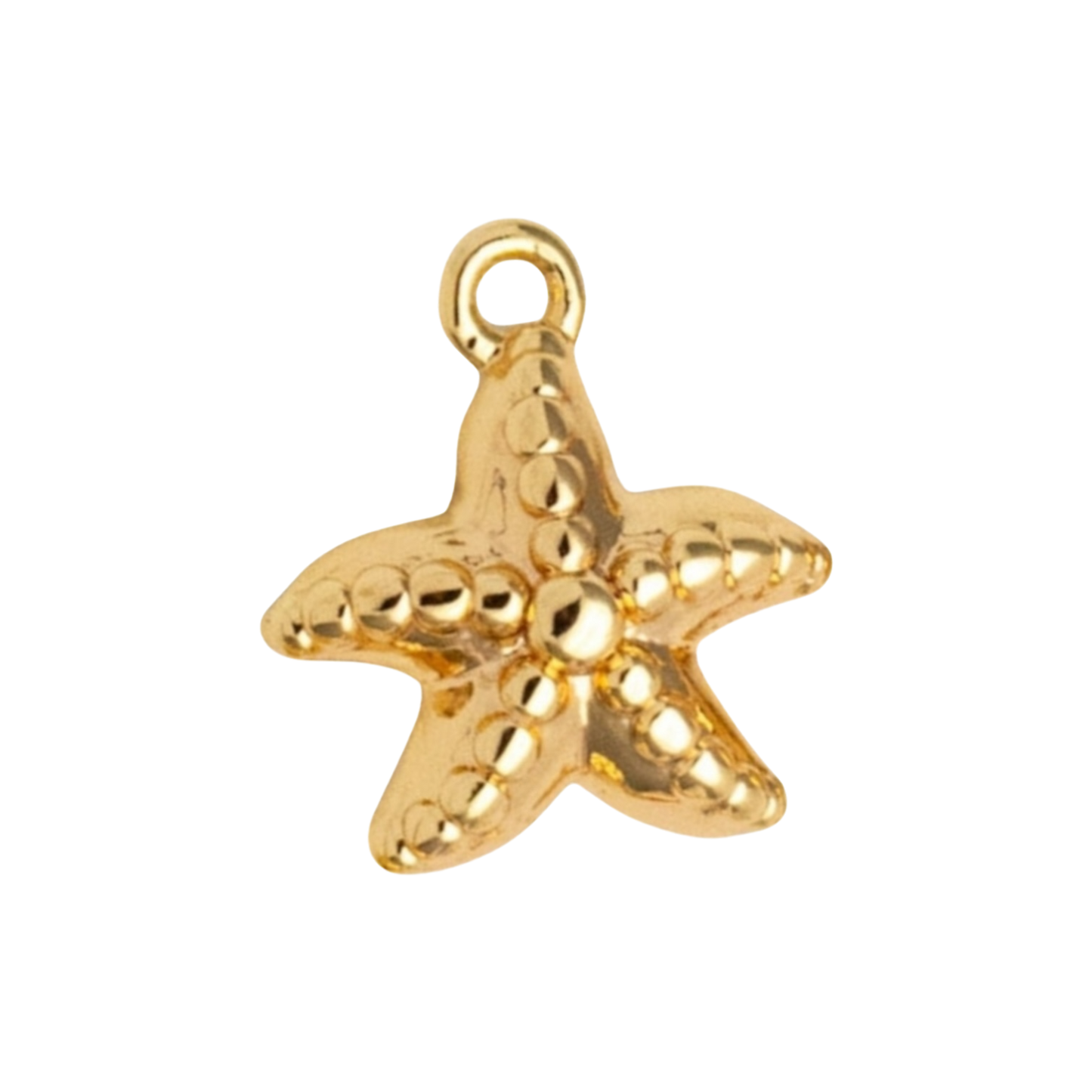 gold starfish charm