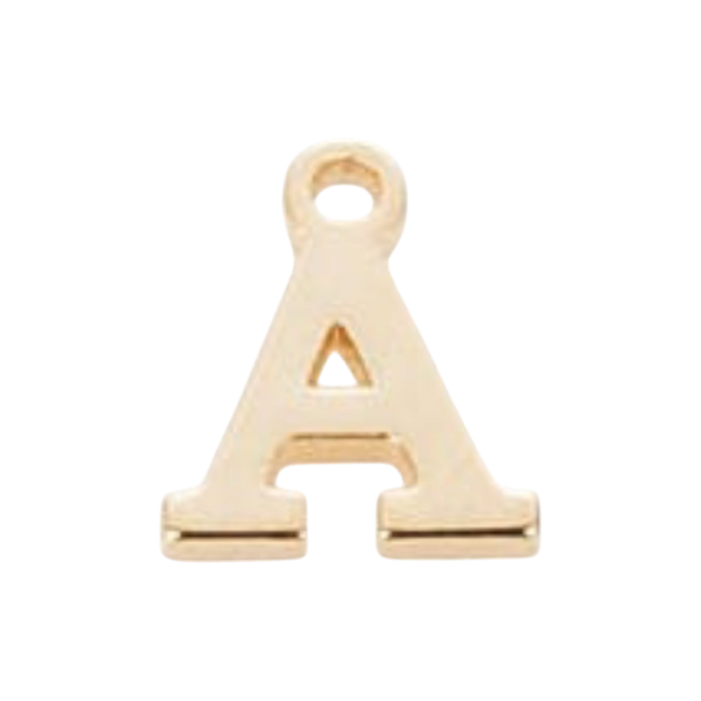 gold letter initial charm (1)