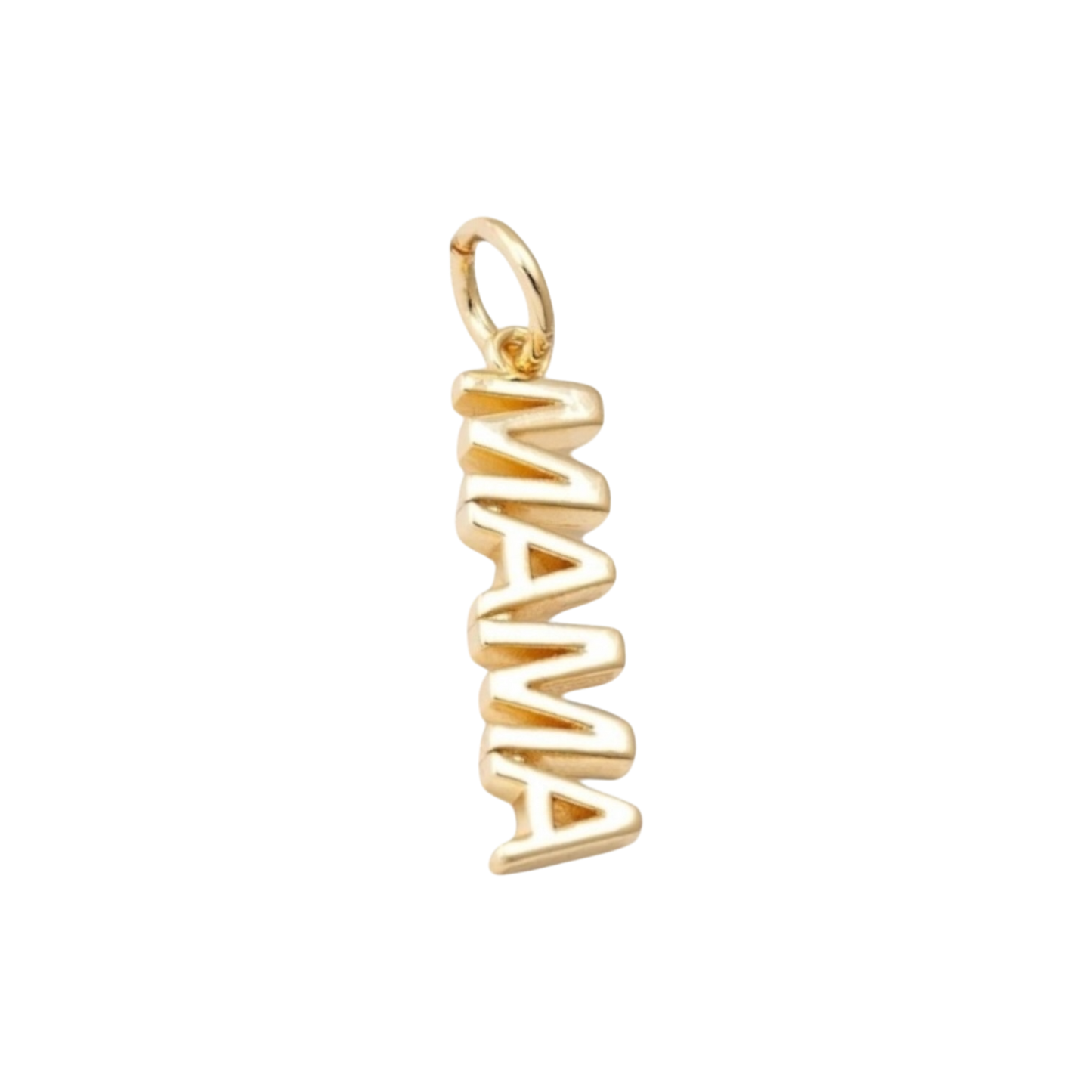 gold mama charm (upper case)