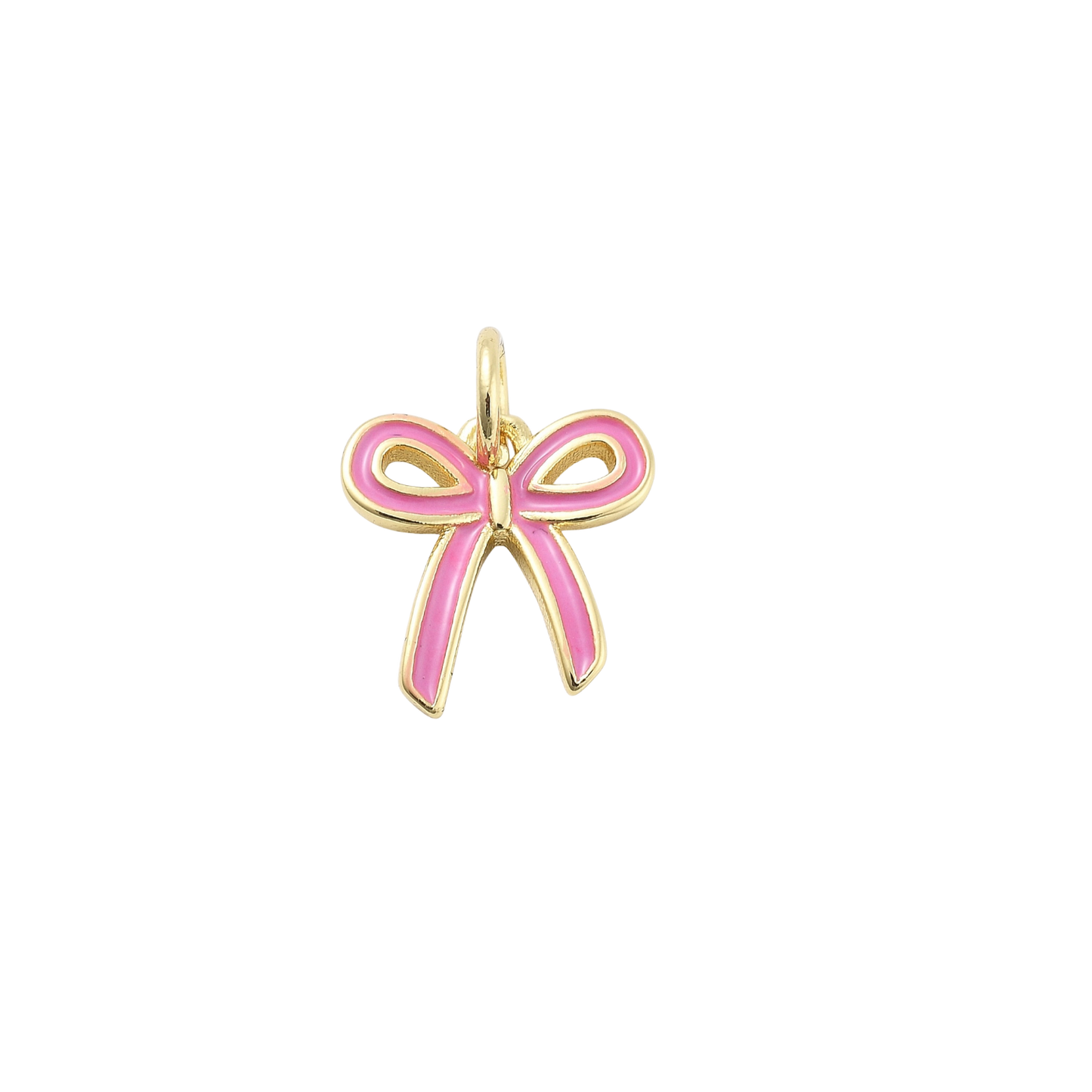 bow charm (pink) 2