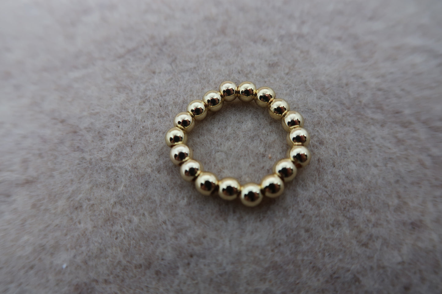 gold filled beaded ring