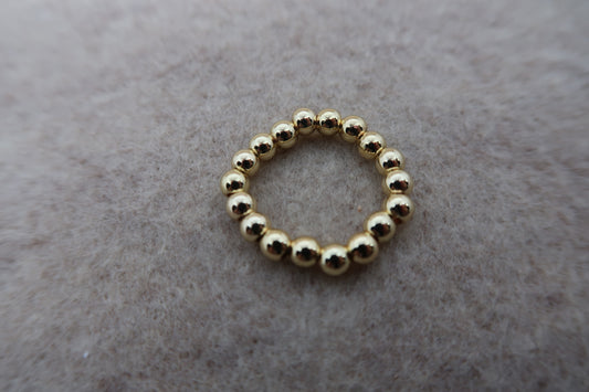 gold filled beaded ring