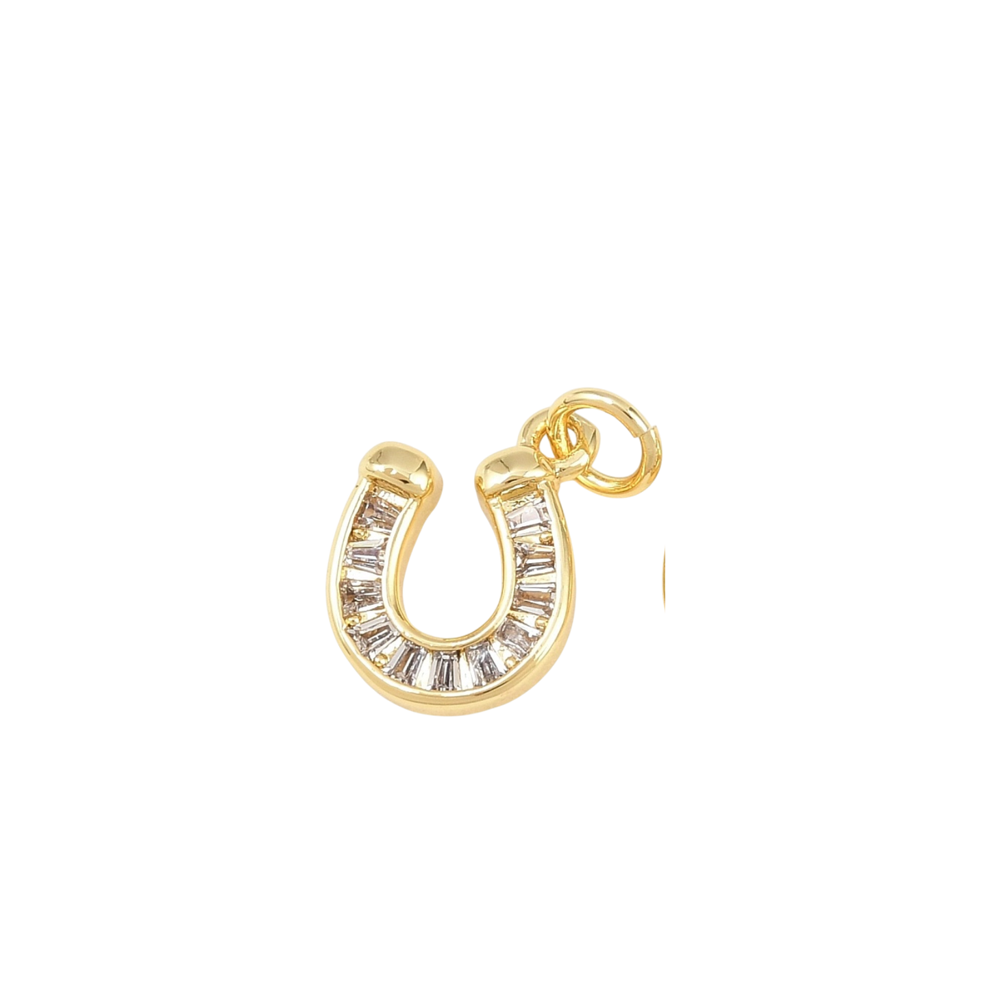 horseshoe charm diamond