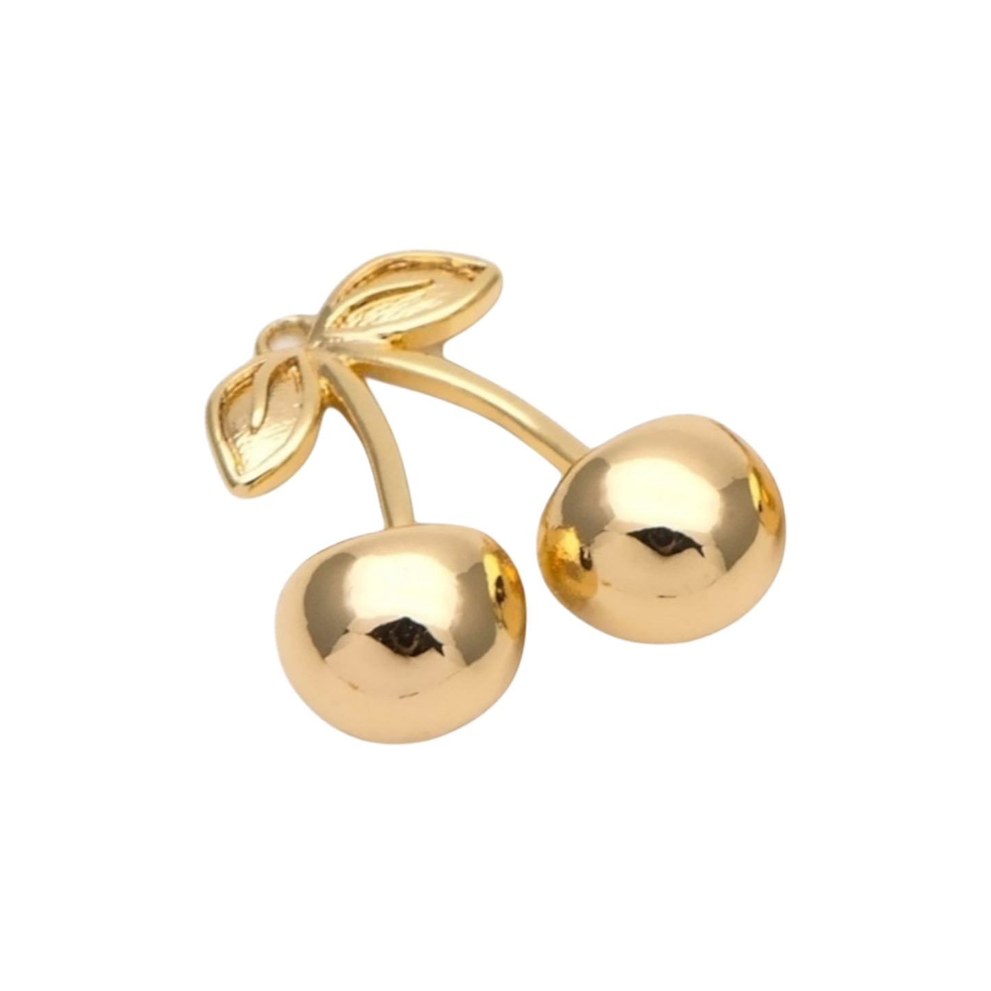 gold cherry charm