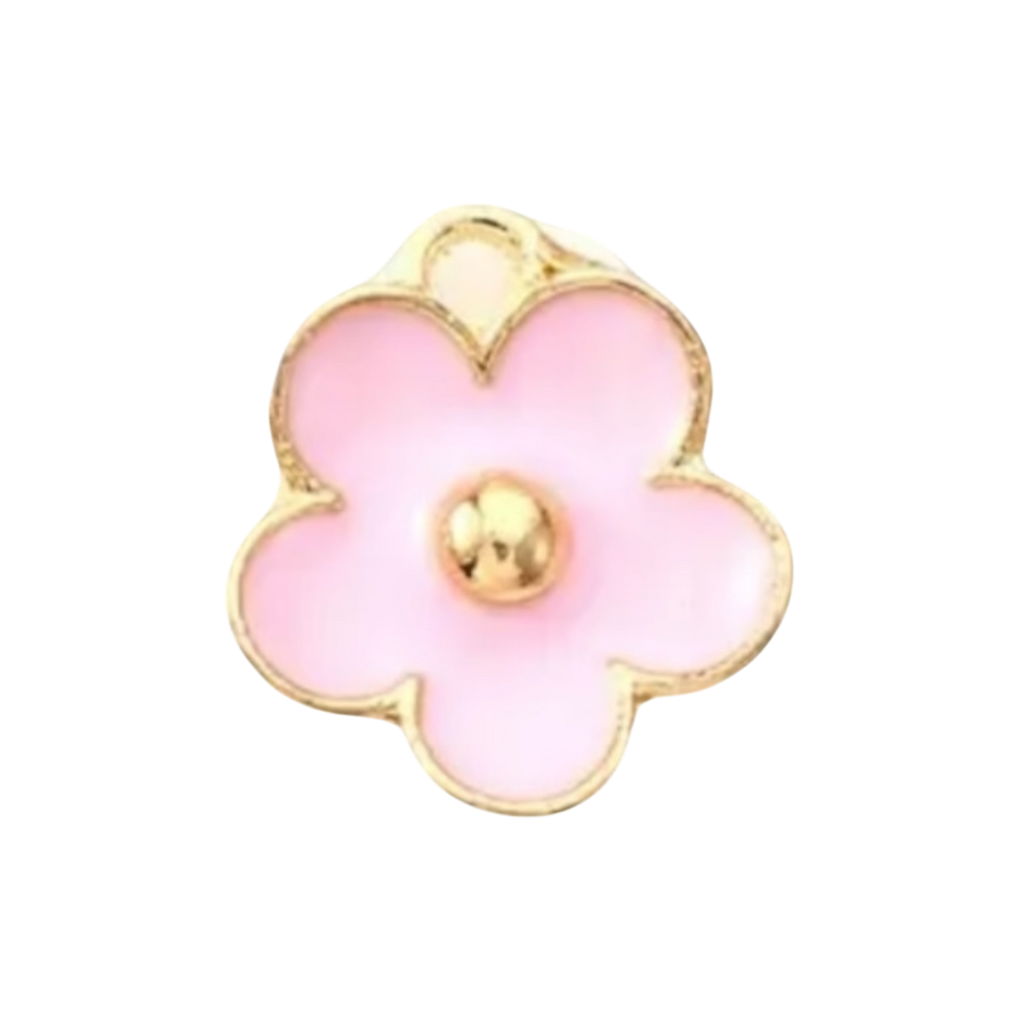 pink flower charm