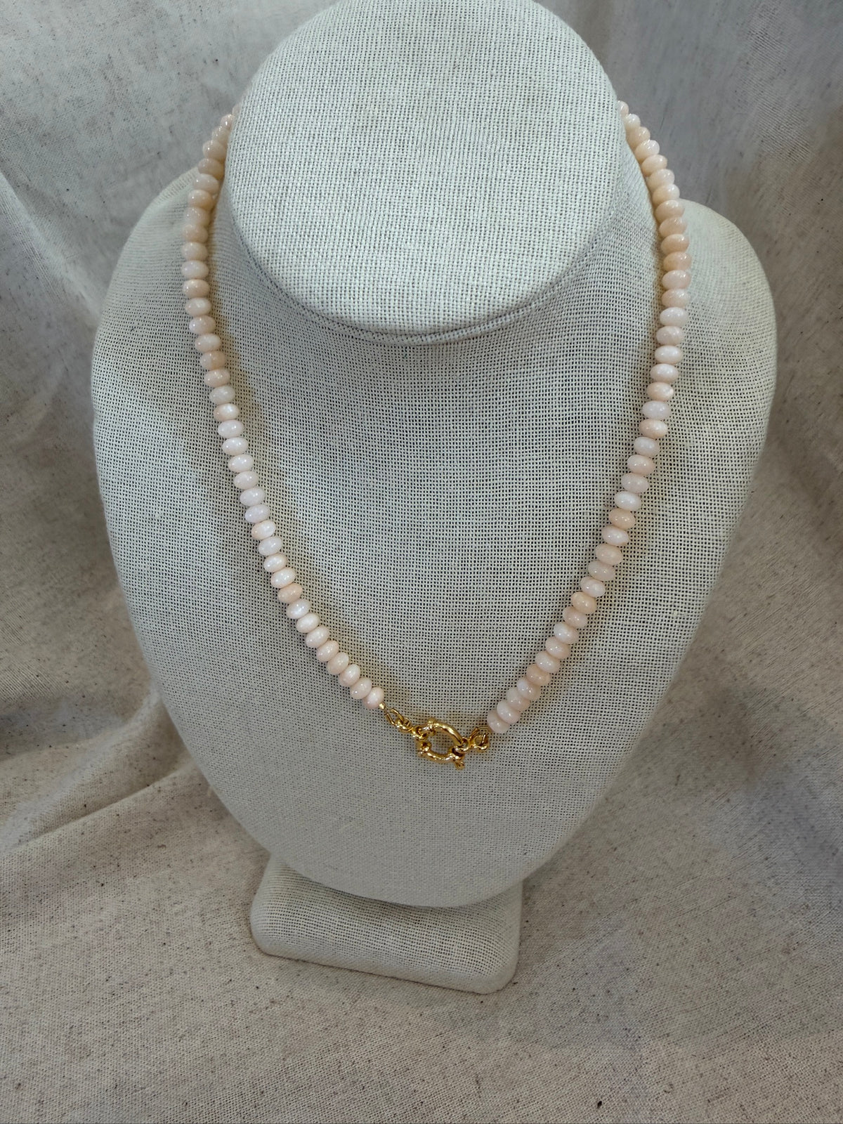 Fireside Beaded Necklace (Champagne)