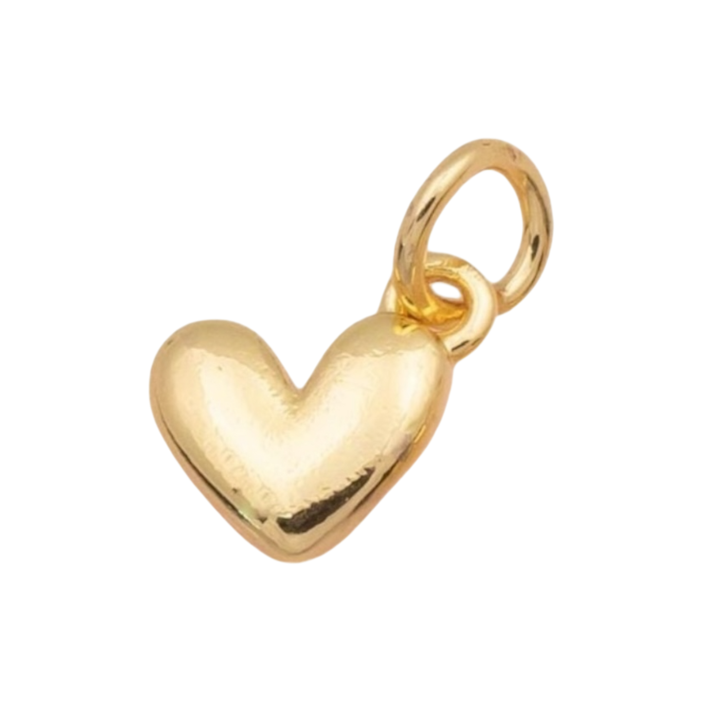 gold mini heart charm