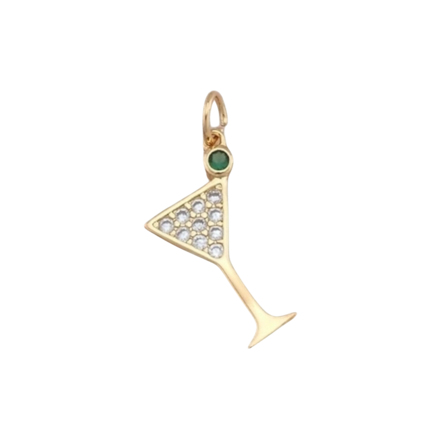 gold extra dirty martini charm