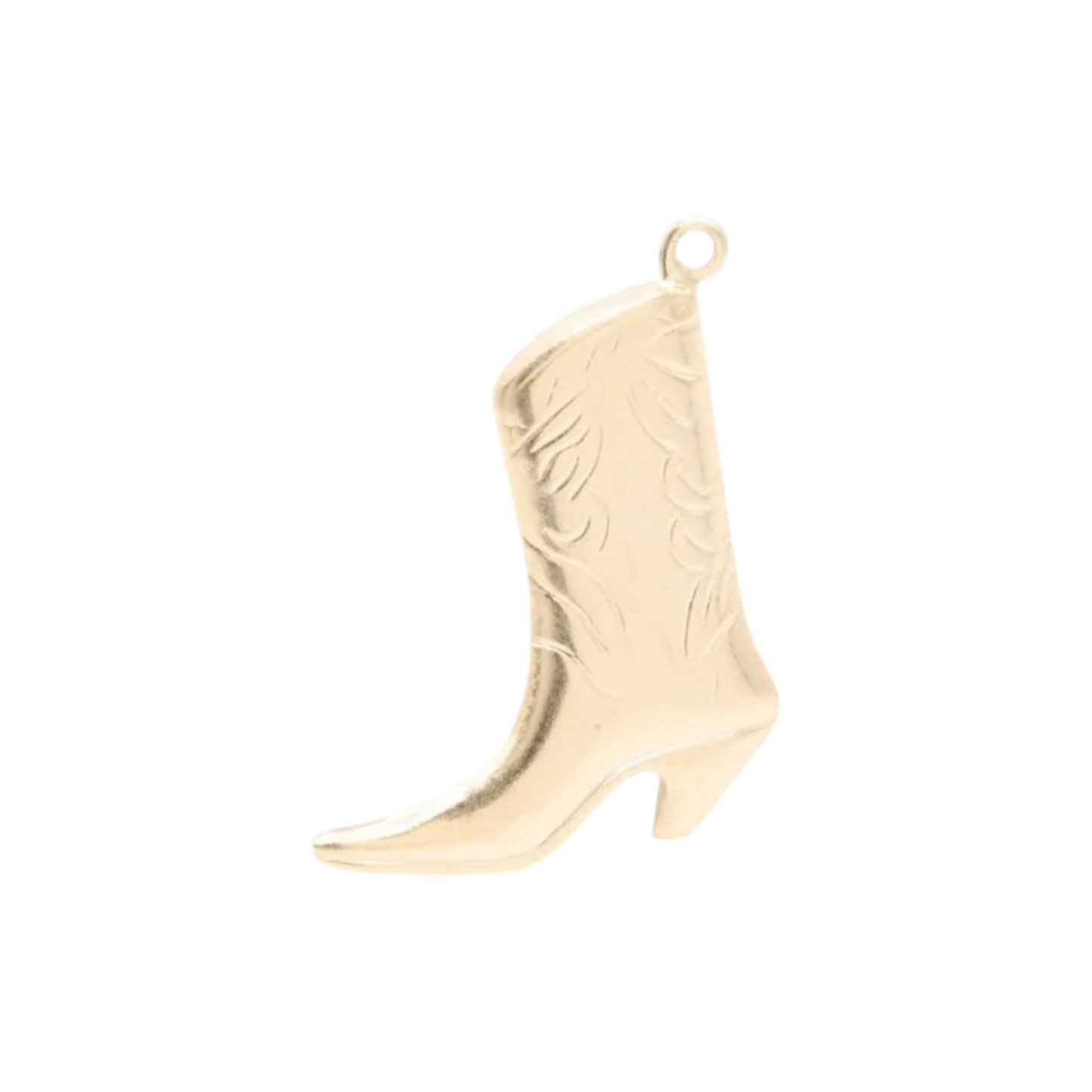 *14k gold filled* cowboy boot charm (big)