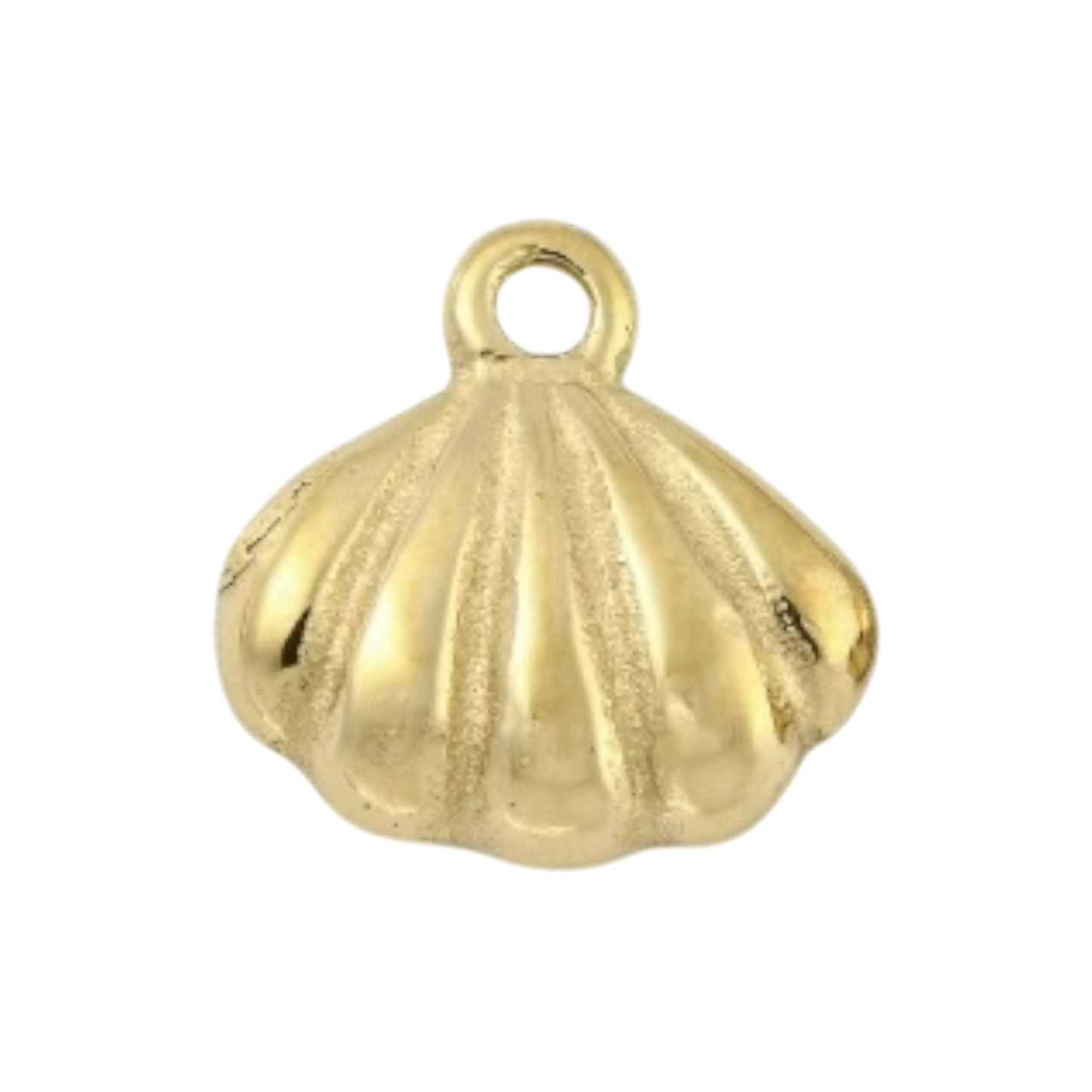 gold shell charm (2)