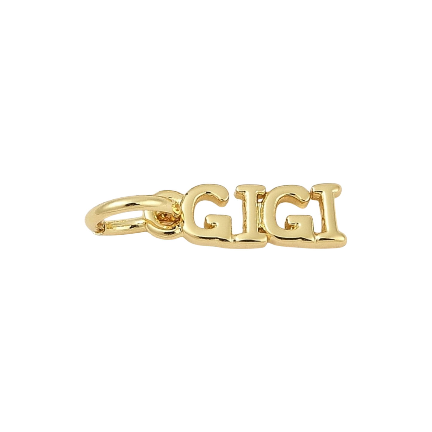 gold gigi charm