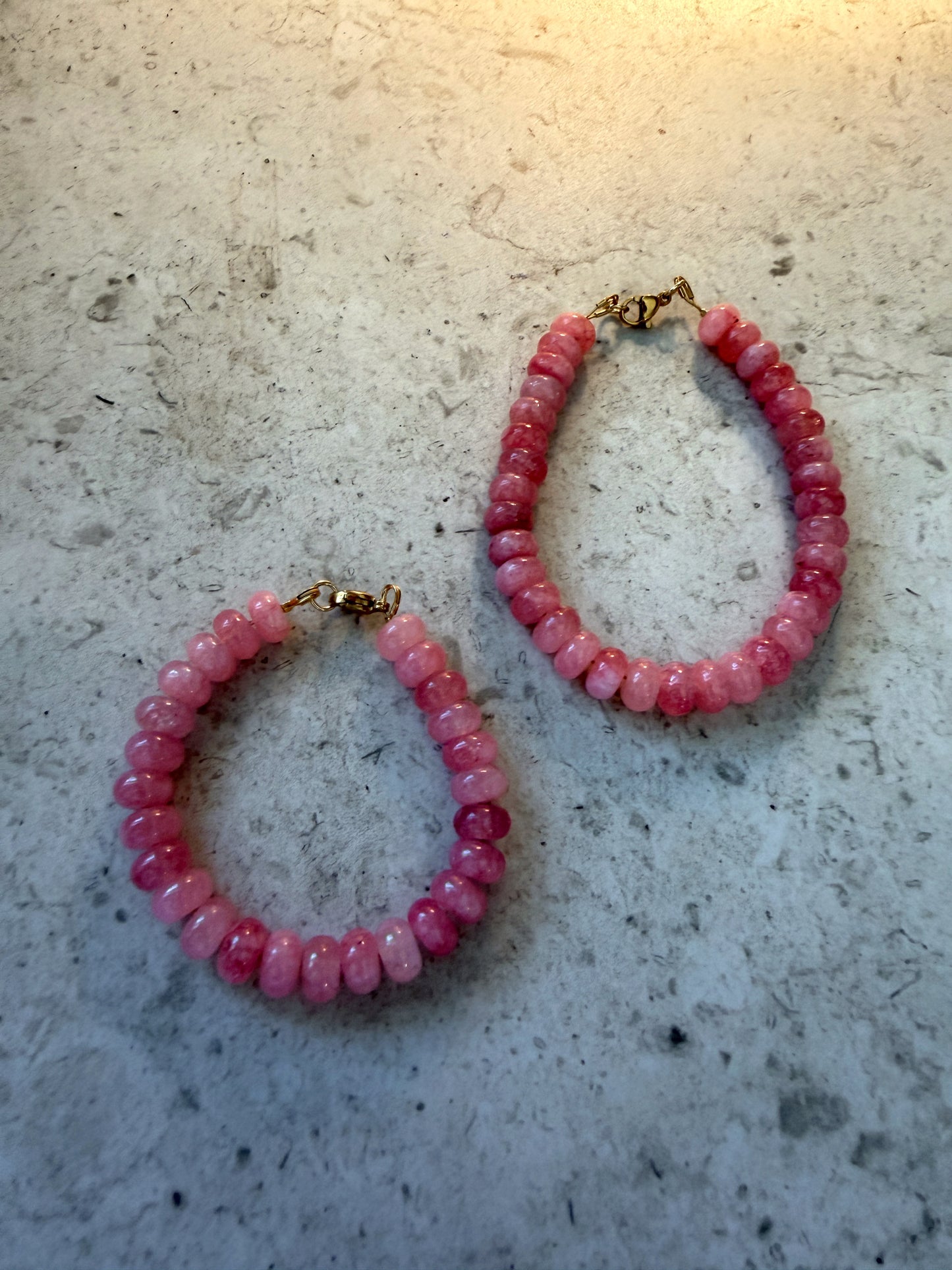 gumball pink mom + mini bracelet