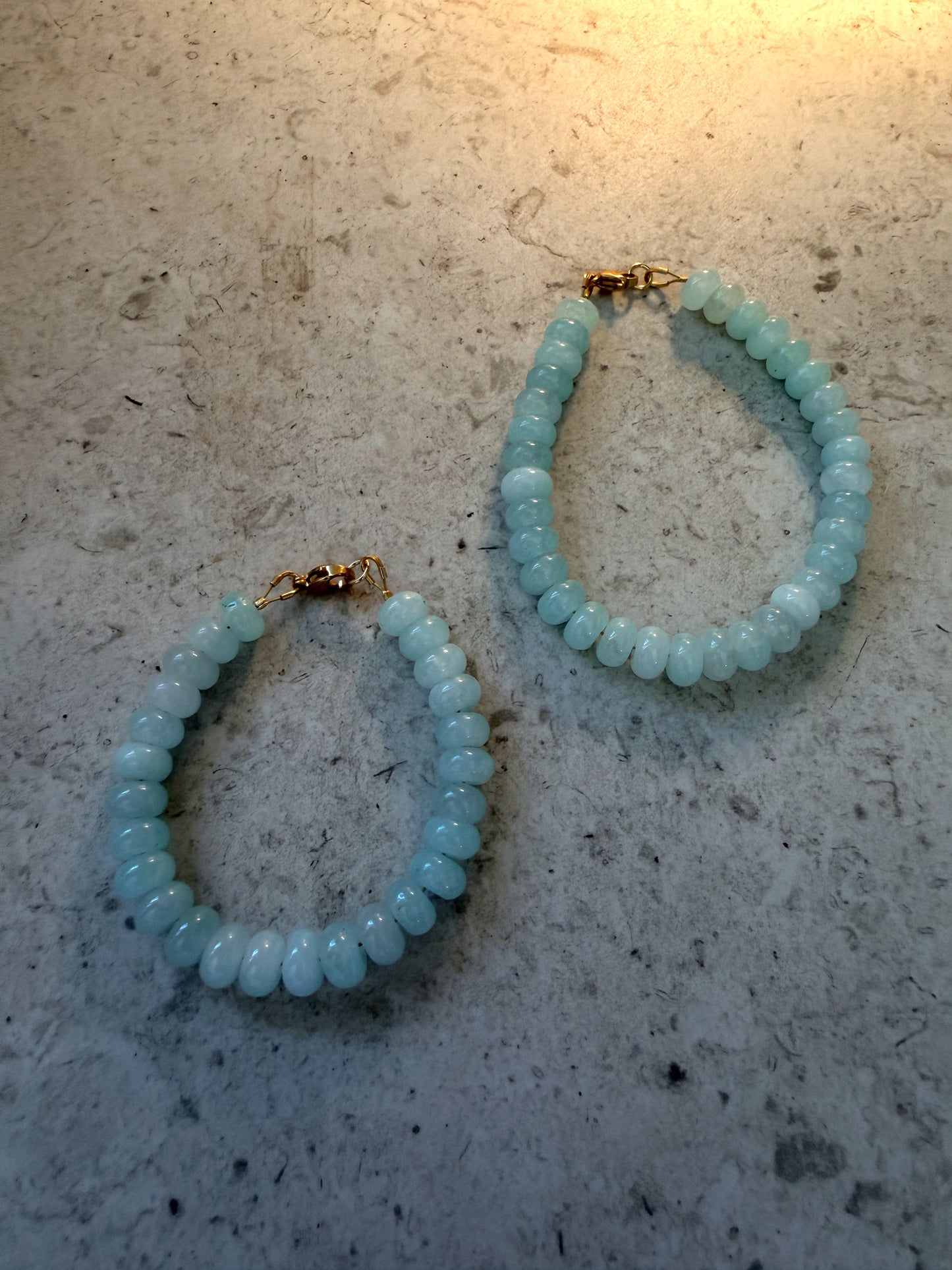 blue freeze mom + mini bracelet