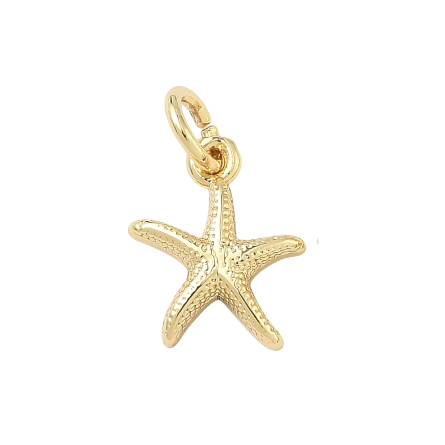 starfish charm (gold big)