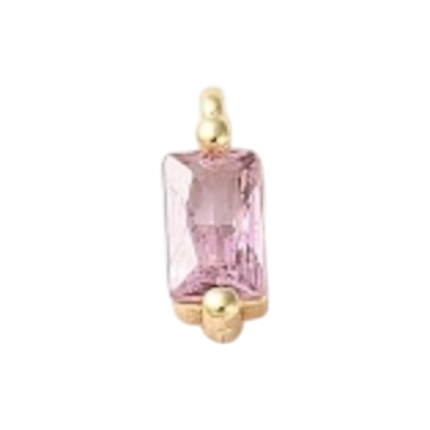 gemstone lavender charm