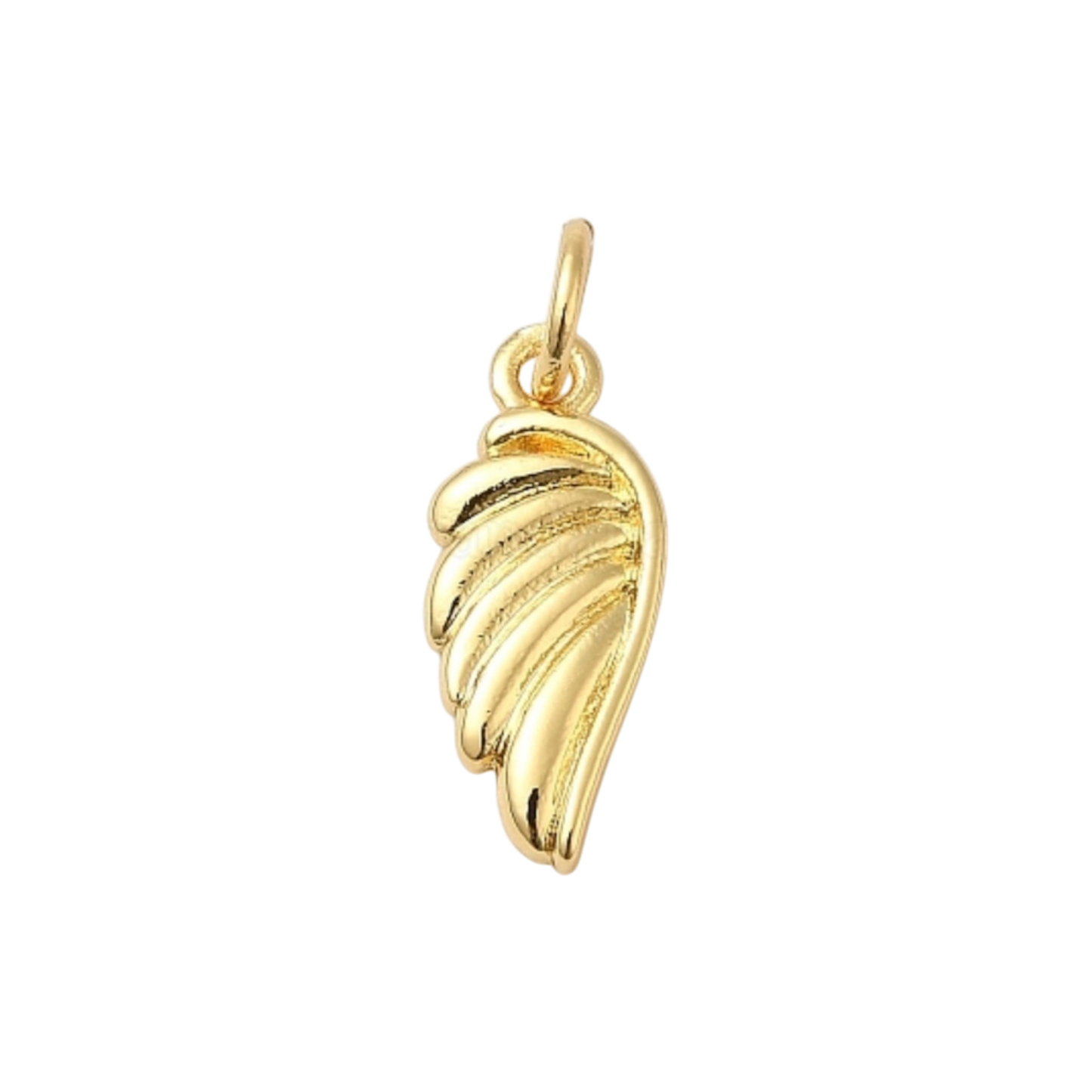 gold angel wing charm
