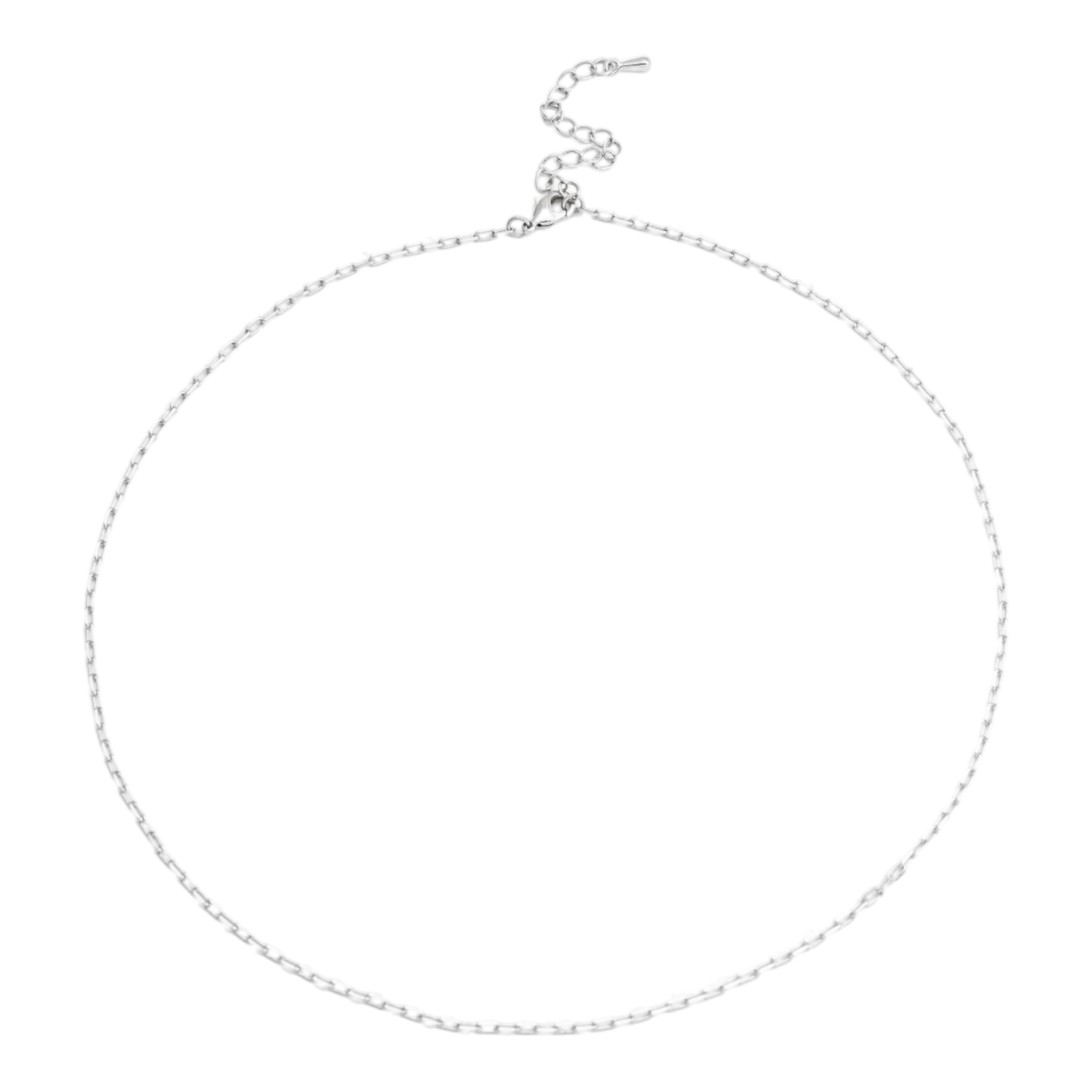 silver necklace chain B