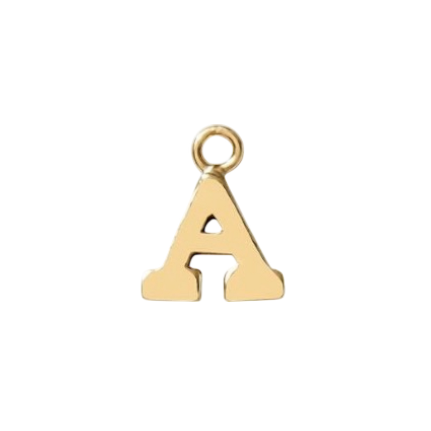 gold letter initial charm *14k gold filled*