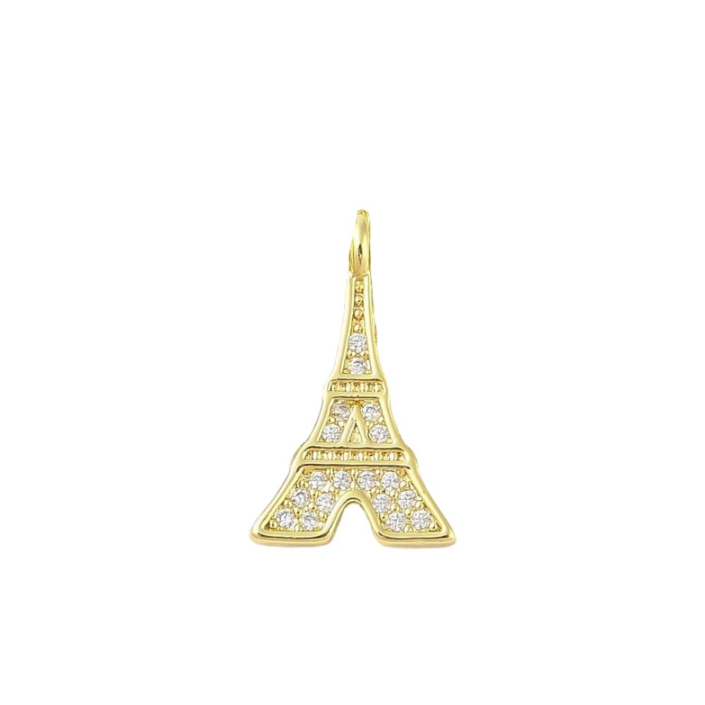 Eiffel Tower Paris charm (gold)
