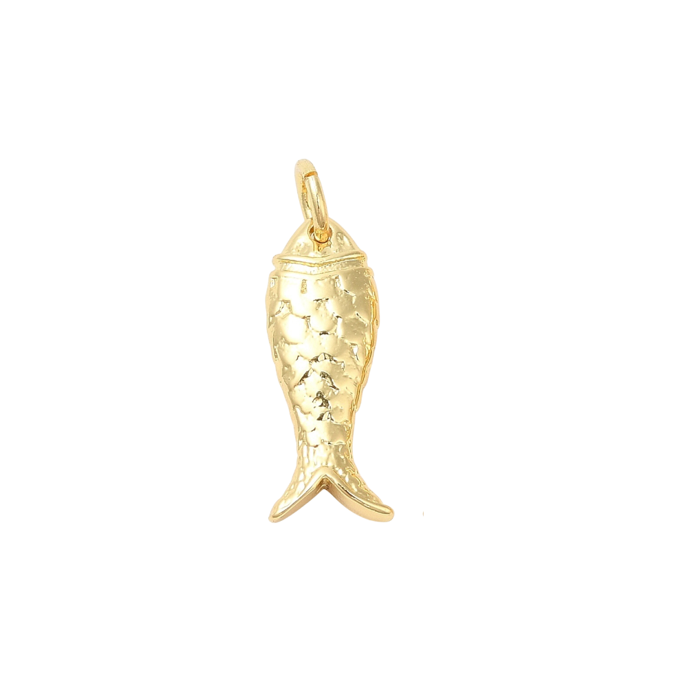 fish charm (gold)
