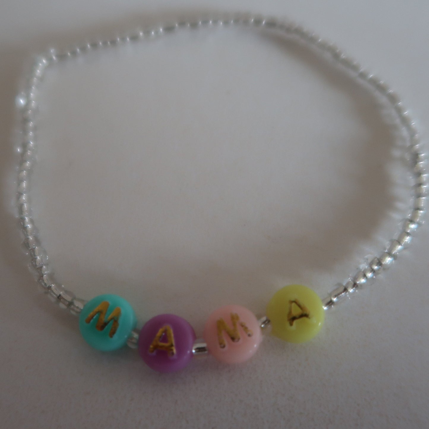 multicoloured mama bracelet